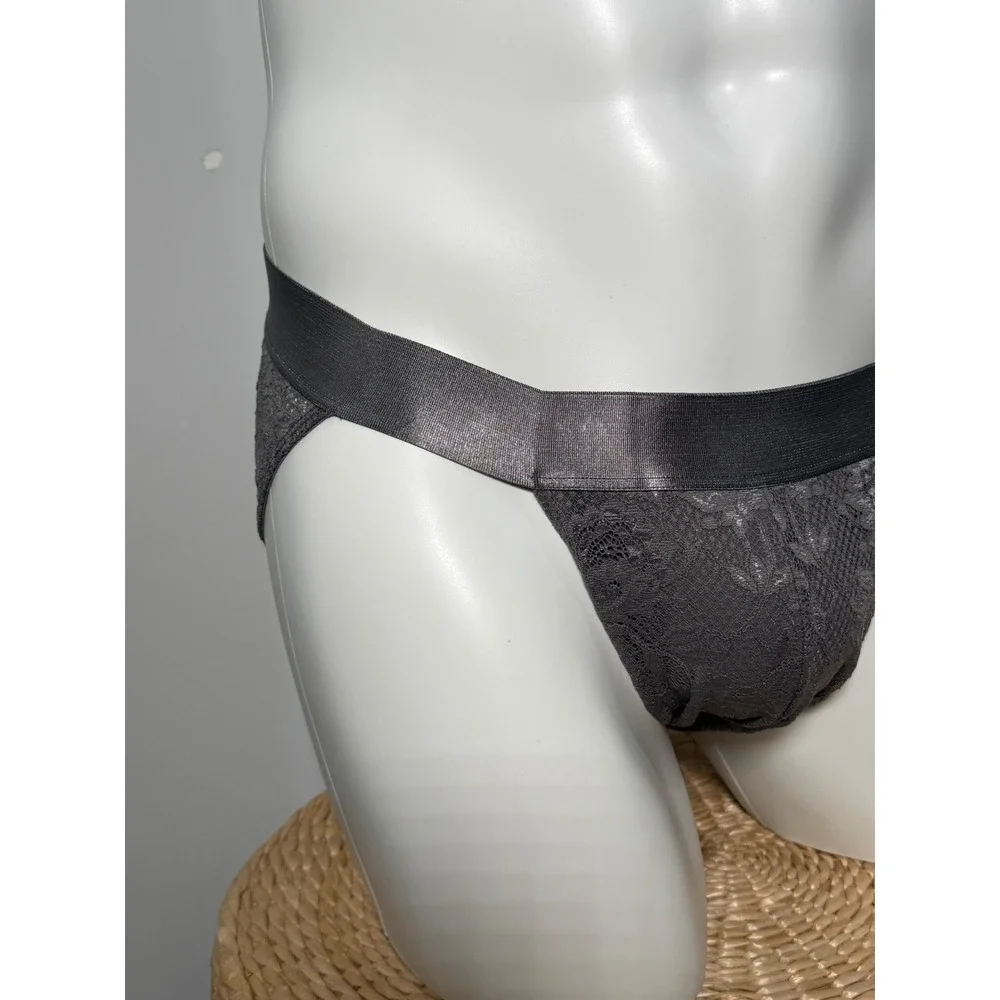 Cosabella‎ Never Say Never Lace Sports Brief Odisha Grey Underwear size XL